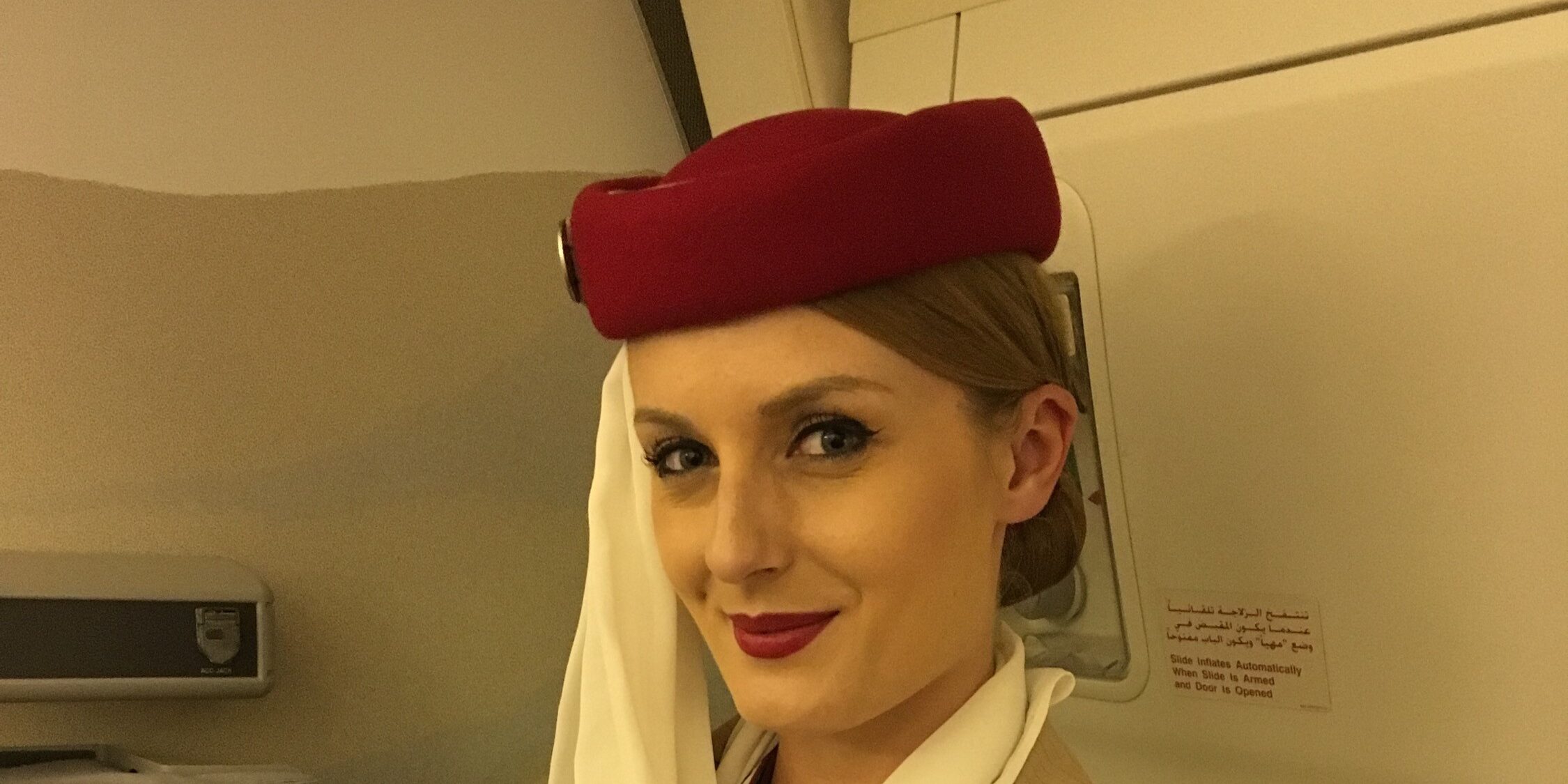 Emirates flight attendant