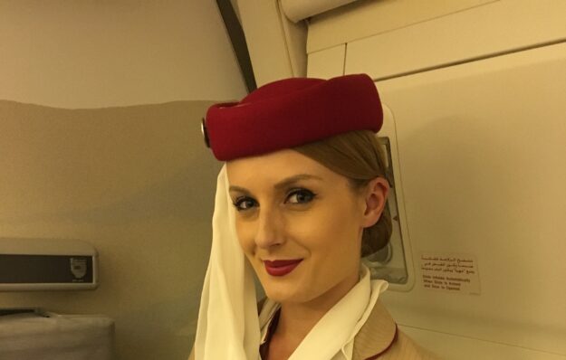 Emirates flight attendant