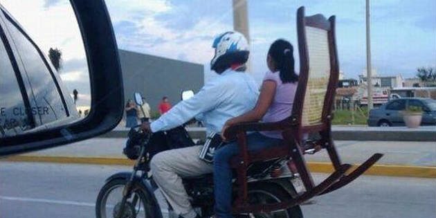 You see everything on the roads in India