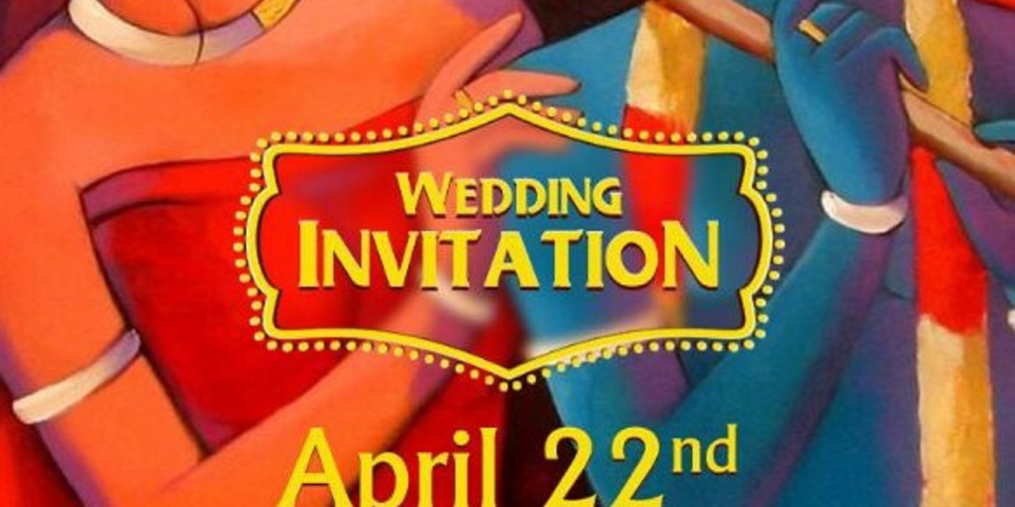 Indian wedding invitation