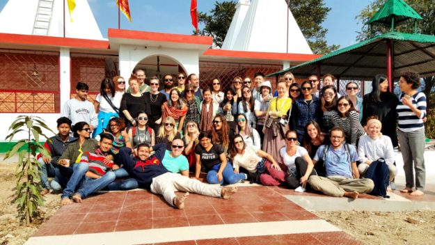 My class at Rishikesh Yog Peeth