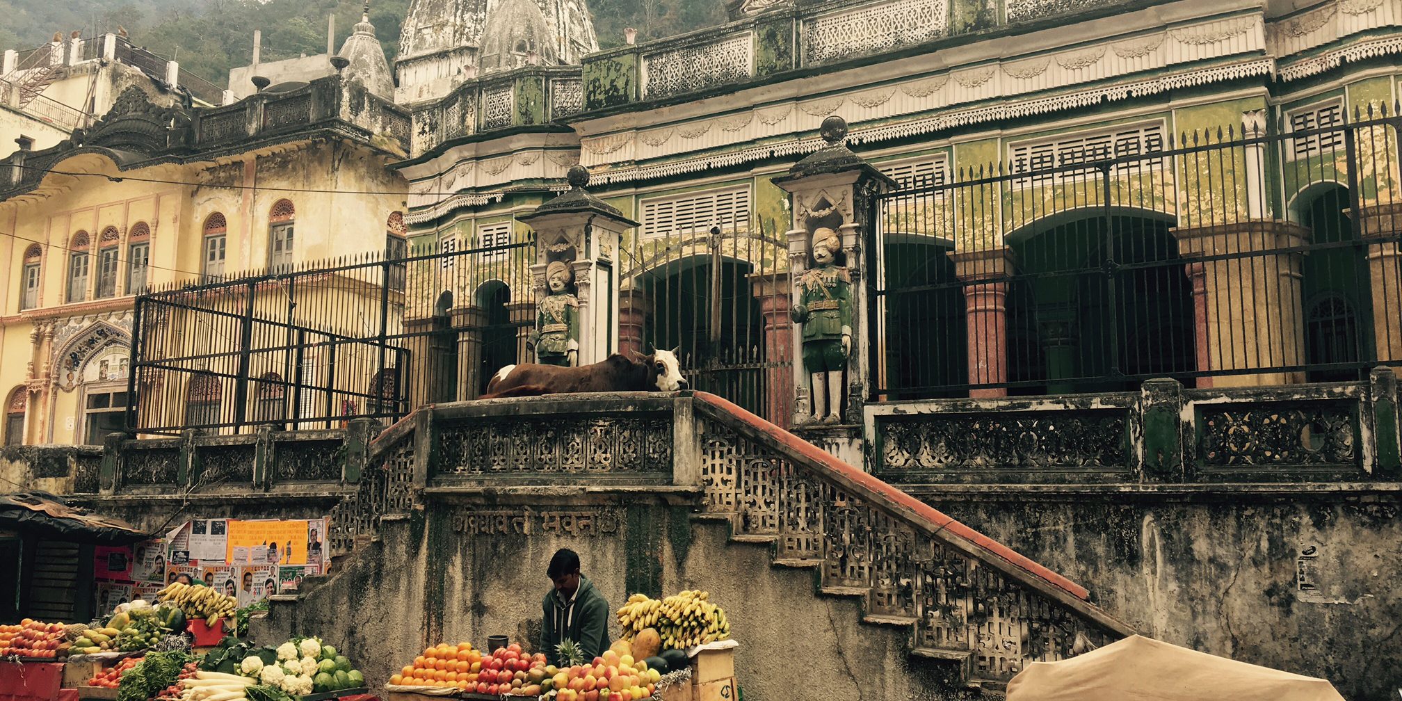 The streets of Rishikesh