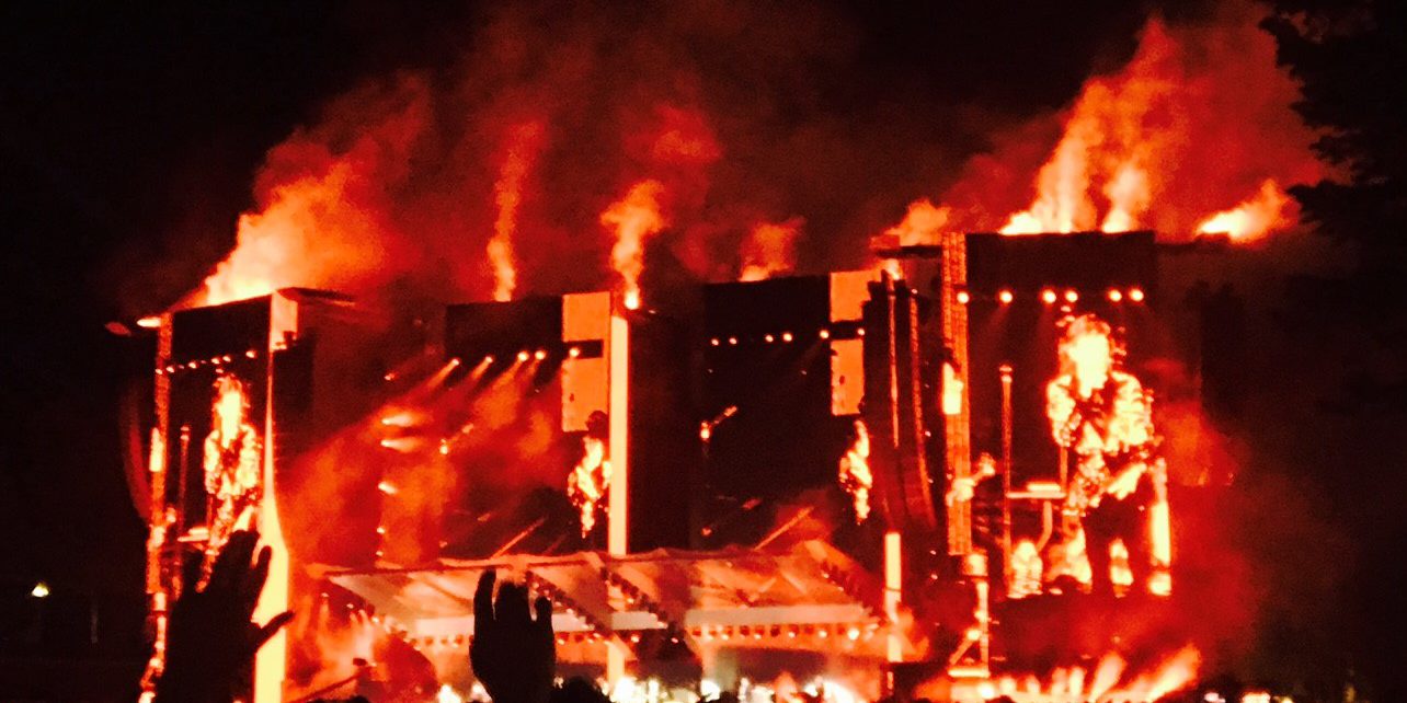 Rolling Stones concert in Lucca Italy