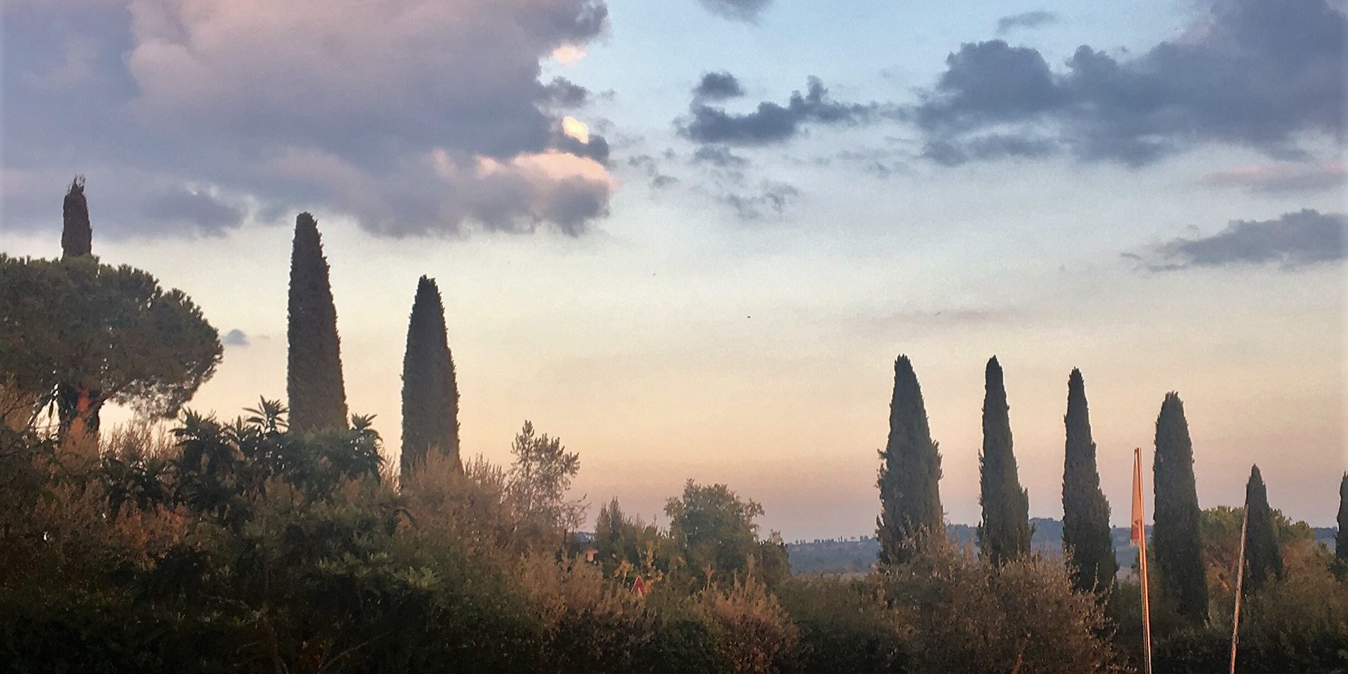 Sunset in Tuscany Italy