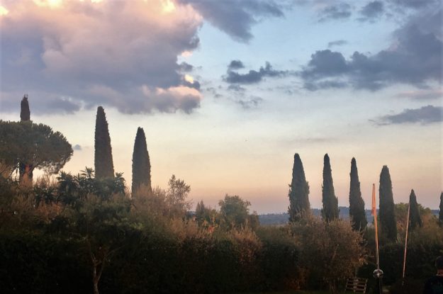 Sunset in Tuscany Italy