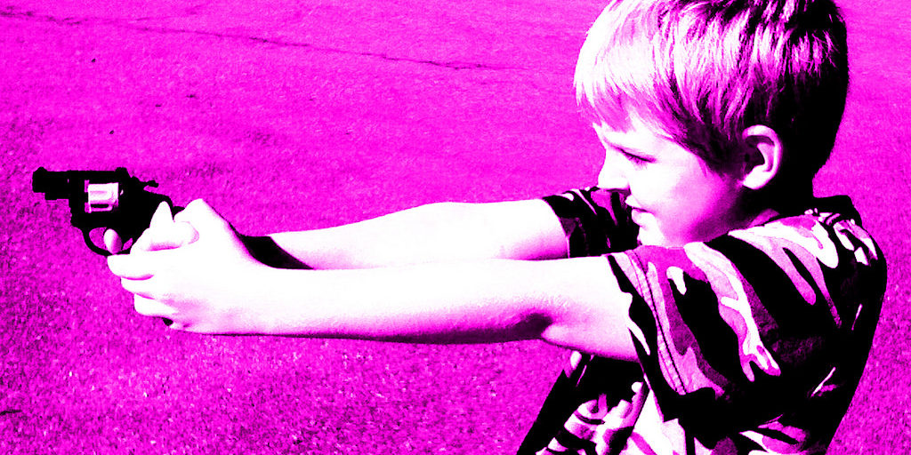 Kid with a gun