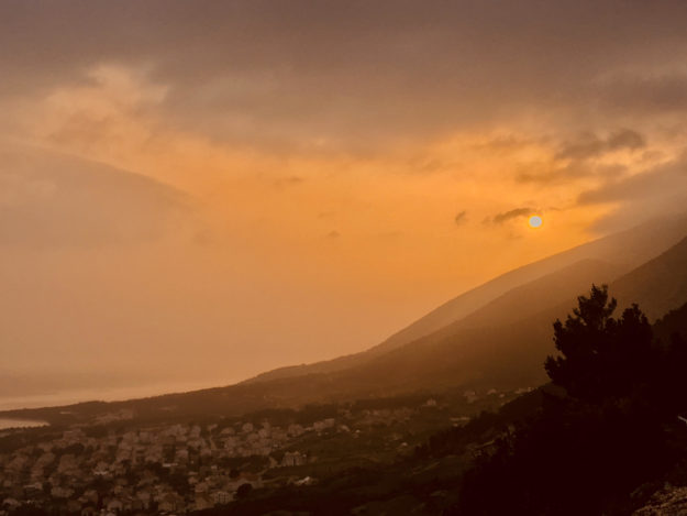 Sunset on the Island of Brac