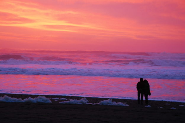 Romantic sunsets happen all year long