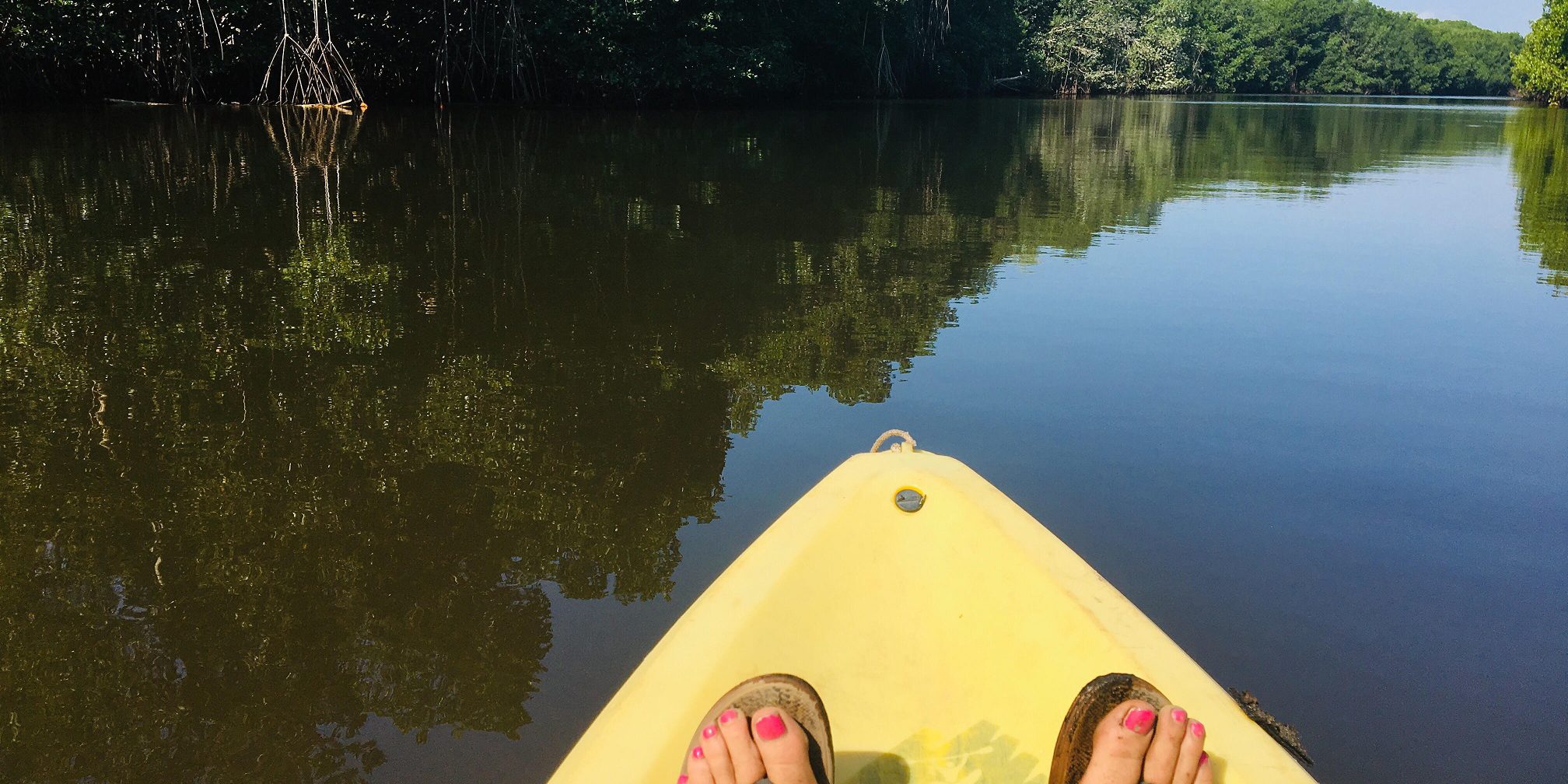 Kayaking in El Paredon Guatemala