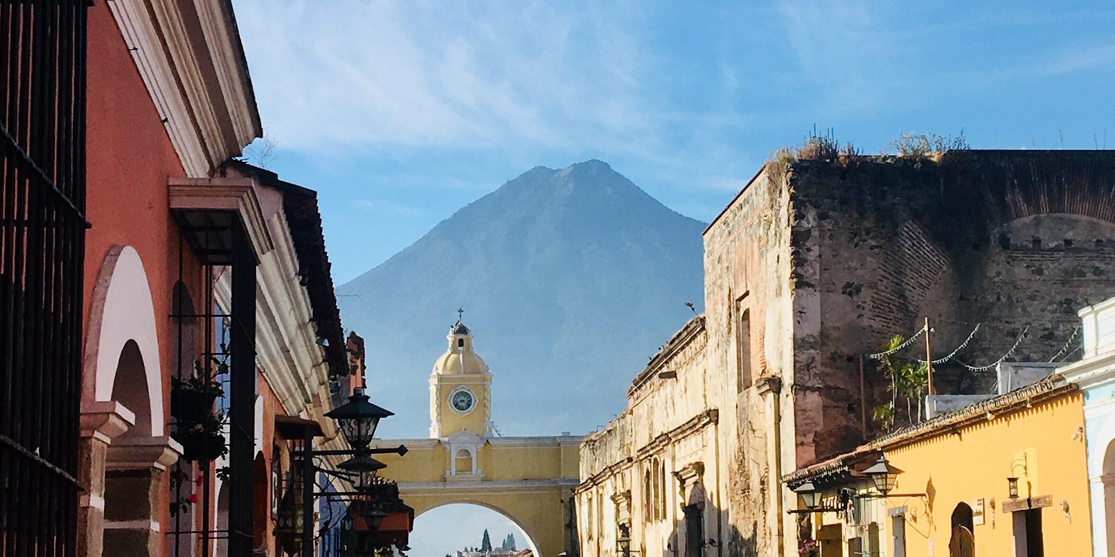 The famous archway of Antigua Guatemala