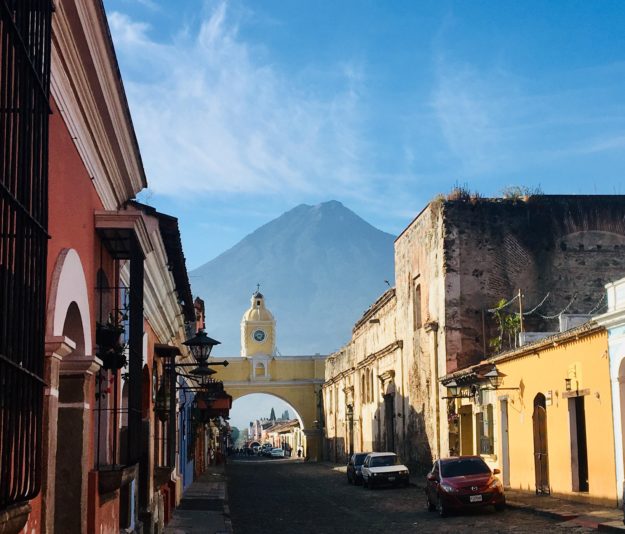 The famous archway of Antigua Guatemala