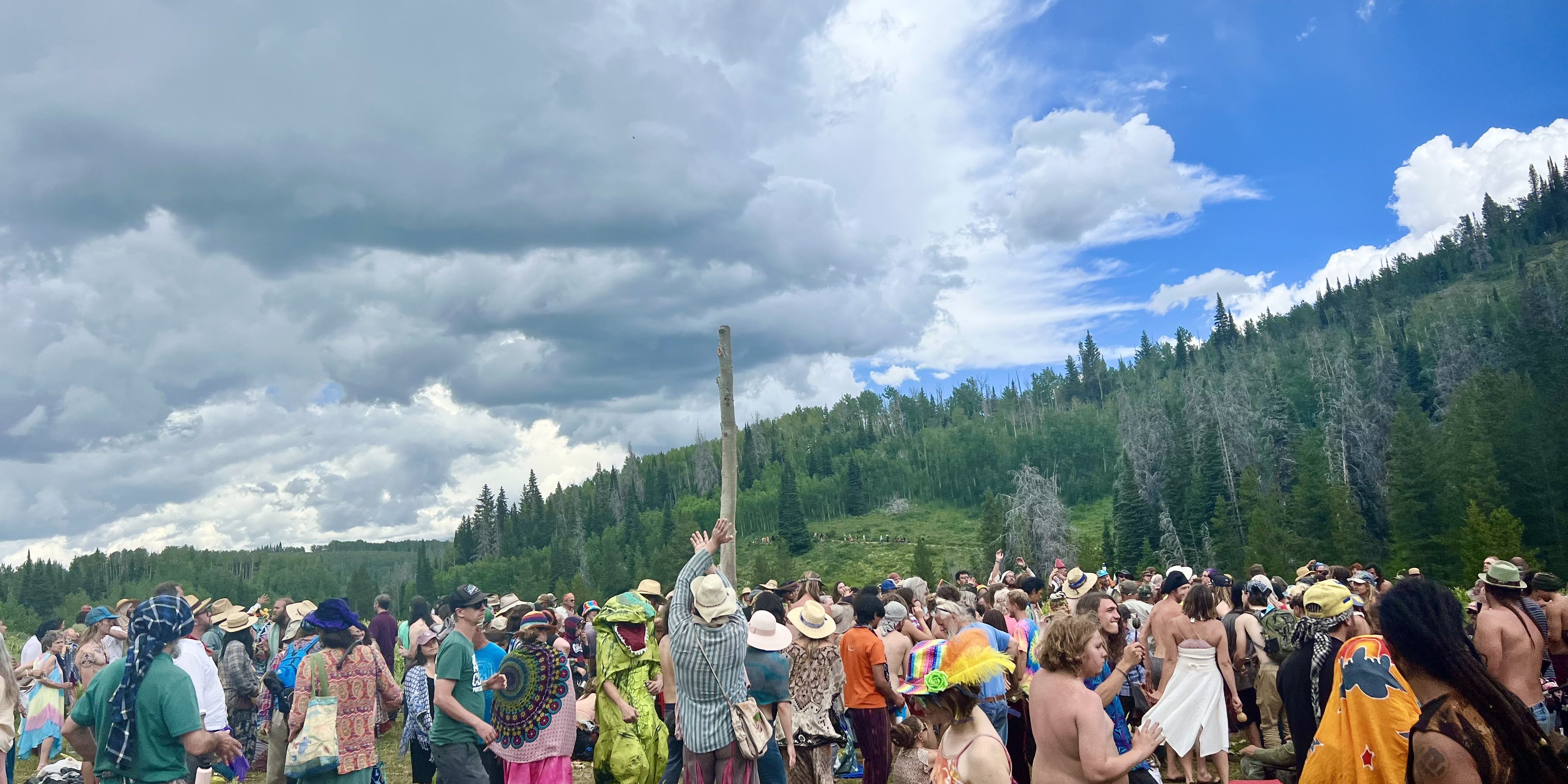 The Peace Circle at the Rainbow Gathering 2022 The Peace Circle at the Rainbow Gathering 2022